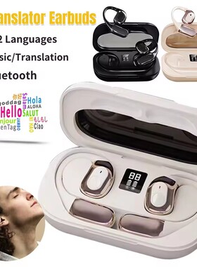 Languages Translator Earbuds 142 Languages Earphones Instant