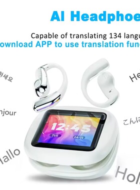 AI Translator Earphone Sports Bluetooth Wireless Headphones