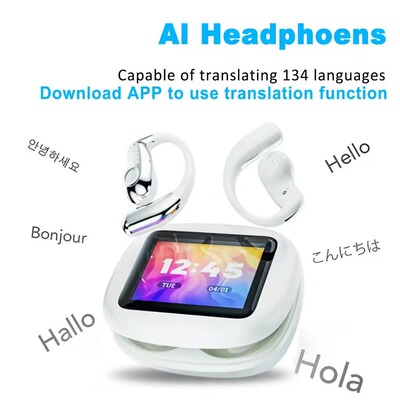 AI Translator Earphone Sports Bluetooth Wireless Headphones