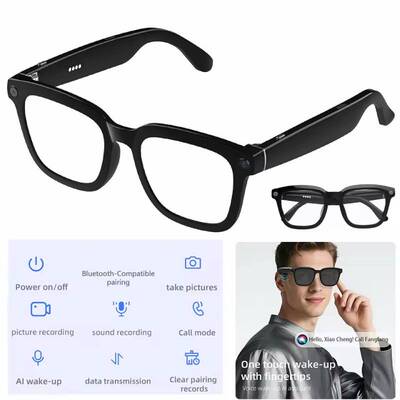 Smart Glasses Wireless Translation sunglasses  AI translator