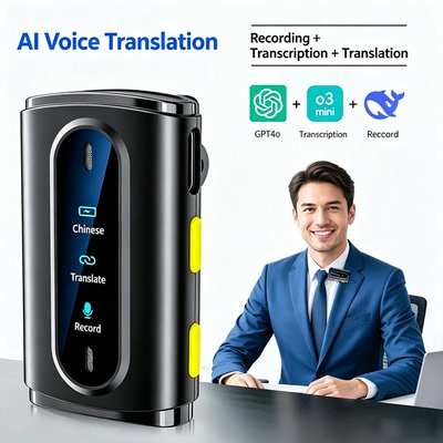 Smart AI Recording Translation Offline Backpack Translator
