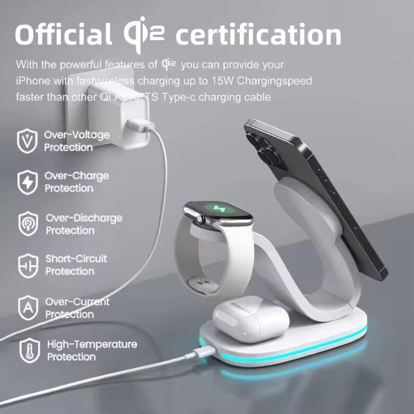 15W Qi2 Phone Charge Dock Wireless Charger Magnetic Magsafe