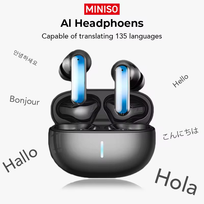 ANC Bluetooth headphone Earphone AI Translator earbuds
