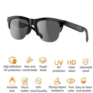 Sunglasses Wireless Smart AI Translation Bluetooth Glasses