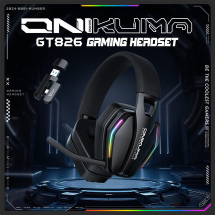 Onikuma  Gaming Headset Bluetooth 5.3/2.4G/USB-C Headphone