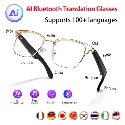 AI language Translator Bluetooth Translation AI glasses