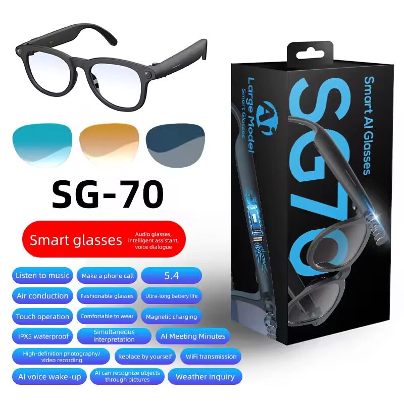 AI translator video Bluetooth Glasses Music Taking Photos  Cameras AI Translating Glasses