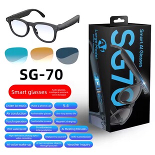 AI translator video Bluetooth Glasses Music Taking Photos Cameras AI Translating Glasses