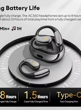 Open Ear Wireless Earphones OWS Bluetooth 5.4 Headphone