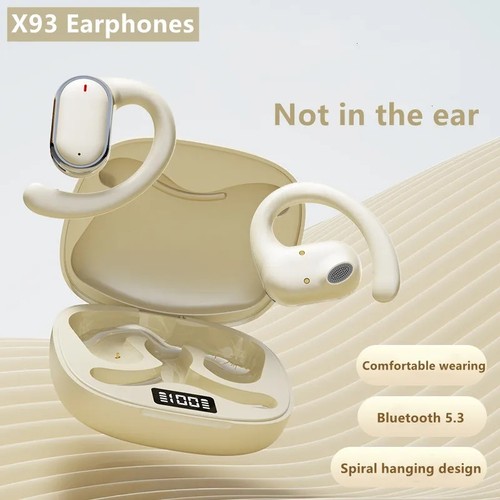 OWS Bluetooth Earphones Sport Wireless Headphones with Mic