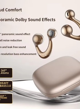 Open Style Bluetooth Earphone EarClip Dual Device Connection