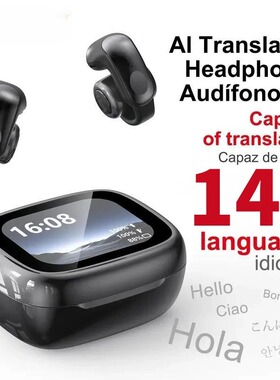 Earclip AI translation earphones Bluetooth translator earbud