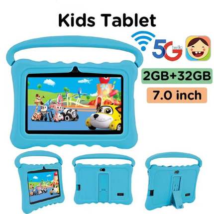 Kids Tablet Android 7 Inch 16GB Children Educational Learning Toys with Camera PC Children