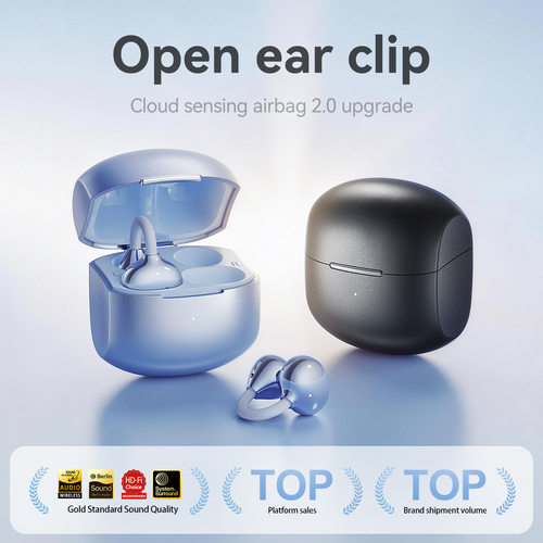 AI translator Clip Headphones Bluetooth Translation Earbuds