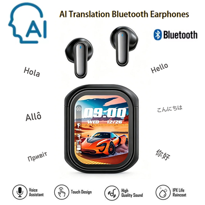 AI Translator Headphones Call Meeting Translation Earbuds