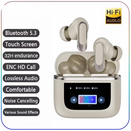 TWS Earphones Wireless Bluetooth 5.3 Headphones ANC Earbuds