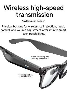 AI translator Smart Glasses 1080P Camera Translation earbuds