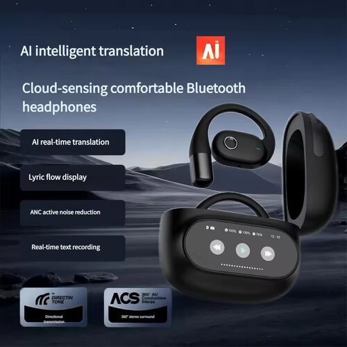 Smart AI translator Bluetooth Earphones Headset Translation