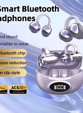 AI Translator Earbuds Earphones Open EarClip Sport Bluetooth