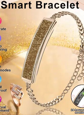 Smart Bracelet lady HeartRate Monitor HRV Test Blood Oxygen