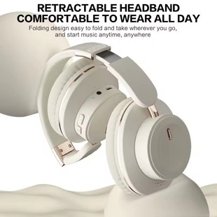Wireless Headphone Foldable Sound Noise Cancellation headset