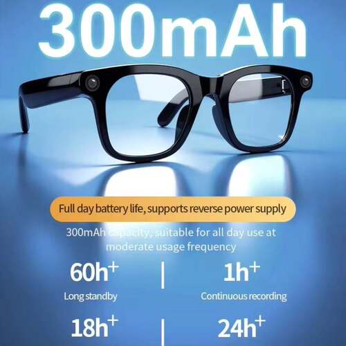 AI translator Smart Glasses 12MP Recording Camera Music Play
