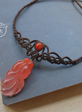 手作项链绳南红挂件材料包