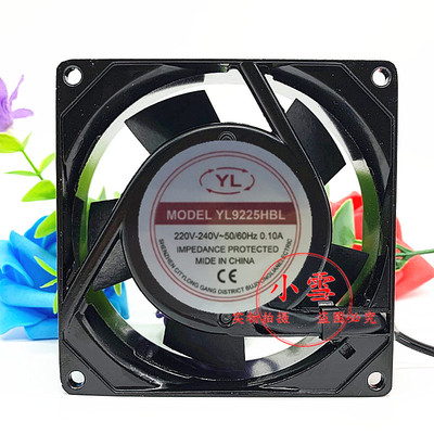 全新XYLFAN风机 9025 9CM YL9225HBL/HSL 220V 机柜 交流散热风扇