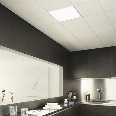 品隆 LED铝扣板灯集成吊顶面板灯厨房卫生间防水防潮铝材超薄白光
