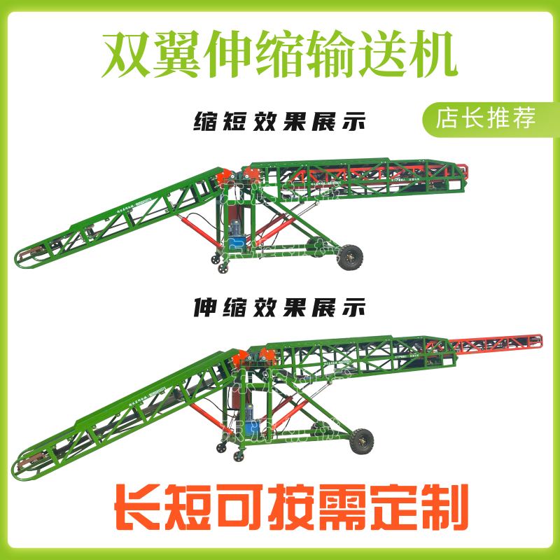 促销送式机传机输装商伸电输卸货车装运箱缩升双降坡爬翼集怎么看?