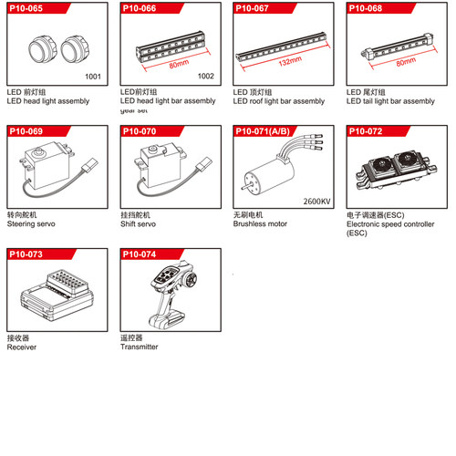 松果林模型原厂配件电调