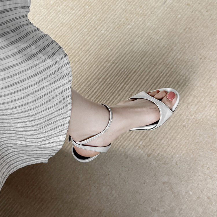 极简风一字扣带凉鞋2025年夏季新款法式小猫跟露趾高跟鞋凉鞋女鞋,童鞋/婴儿鞋/亲子鞋,帆布鞋,淘宝优惠券,粉丝福利购,淘宝优惠卷