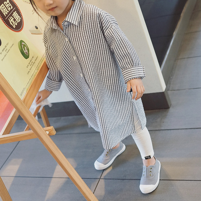 Chemise fille à manche longue - Ref 2087964 Image 1