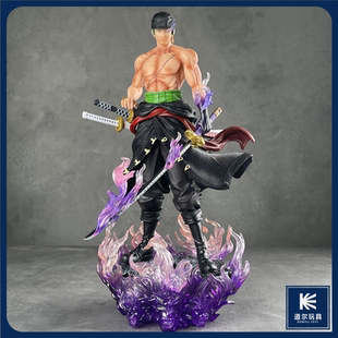 【海贼王】阎魔索隆 一刀流 动漫手办模型国产实拍二次元收藏景品