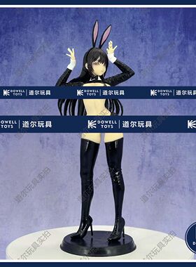 反转兔女郎站姿性感皮衣手办