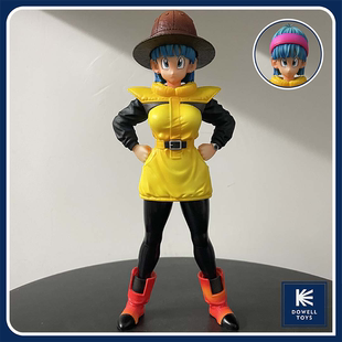 【七龙珠】美克星布尔玛 叉腰姿势 双头雕 替换手动漫手办模型