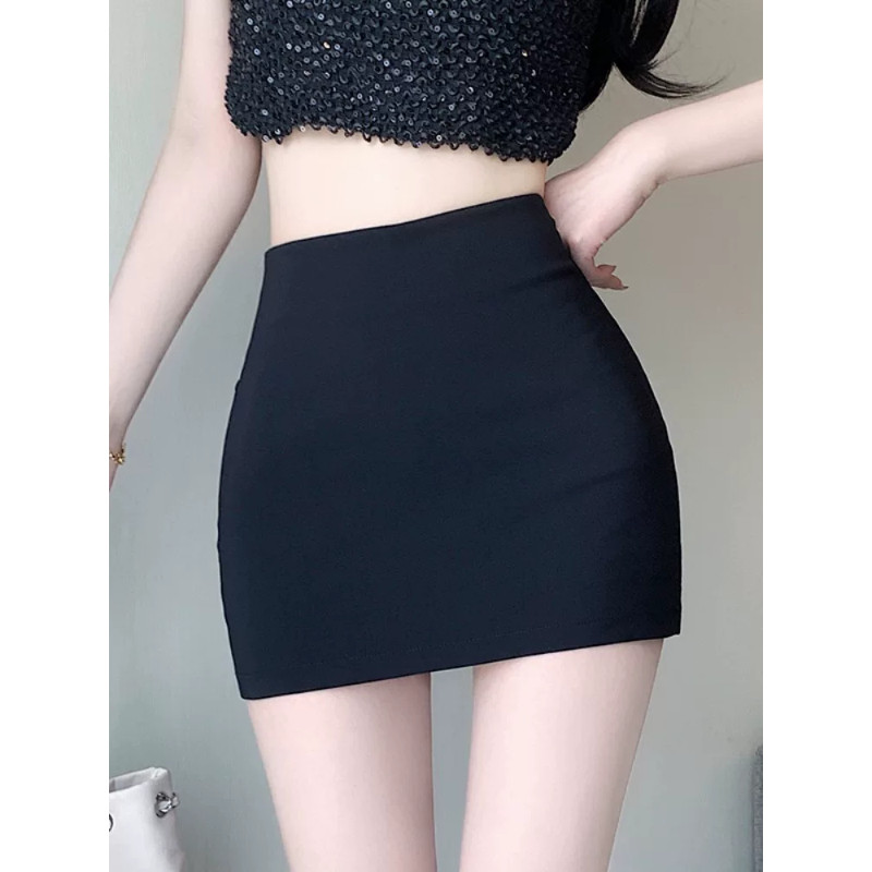 短款半身裙女秋冬A字裙高腰短裙
