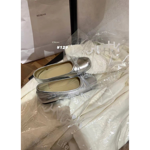 METWO 韩代芭蕾鞋#韩系小众玛丽珍鞋女2025新款复古圆头平底单鞋