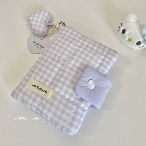 ins风原创手作可爱饼干韩系夹棉手帐书衣a6b6a5记事本日记书皮