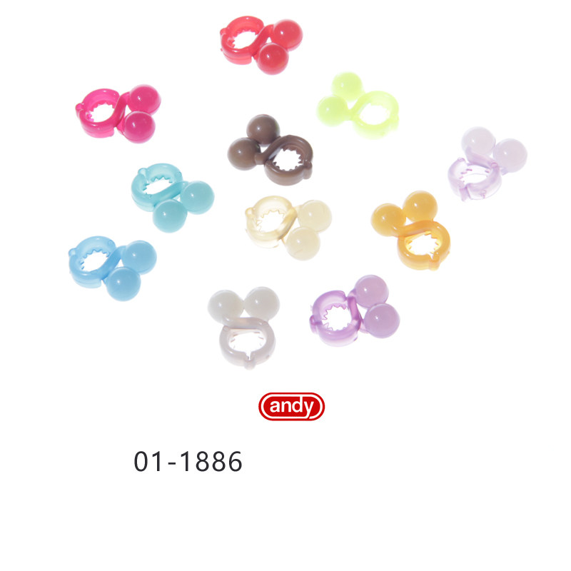 丹麦小圆点边夹头饰品优质耐折