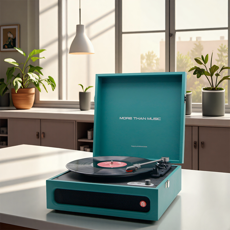 黑胶唱片机蓝牙音响LP一体式唱机USB播放器留声机男女生创意礼物