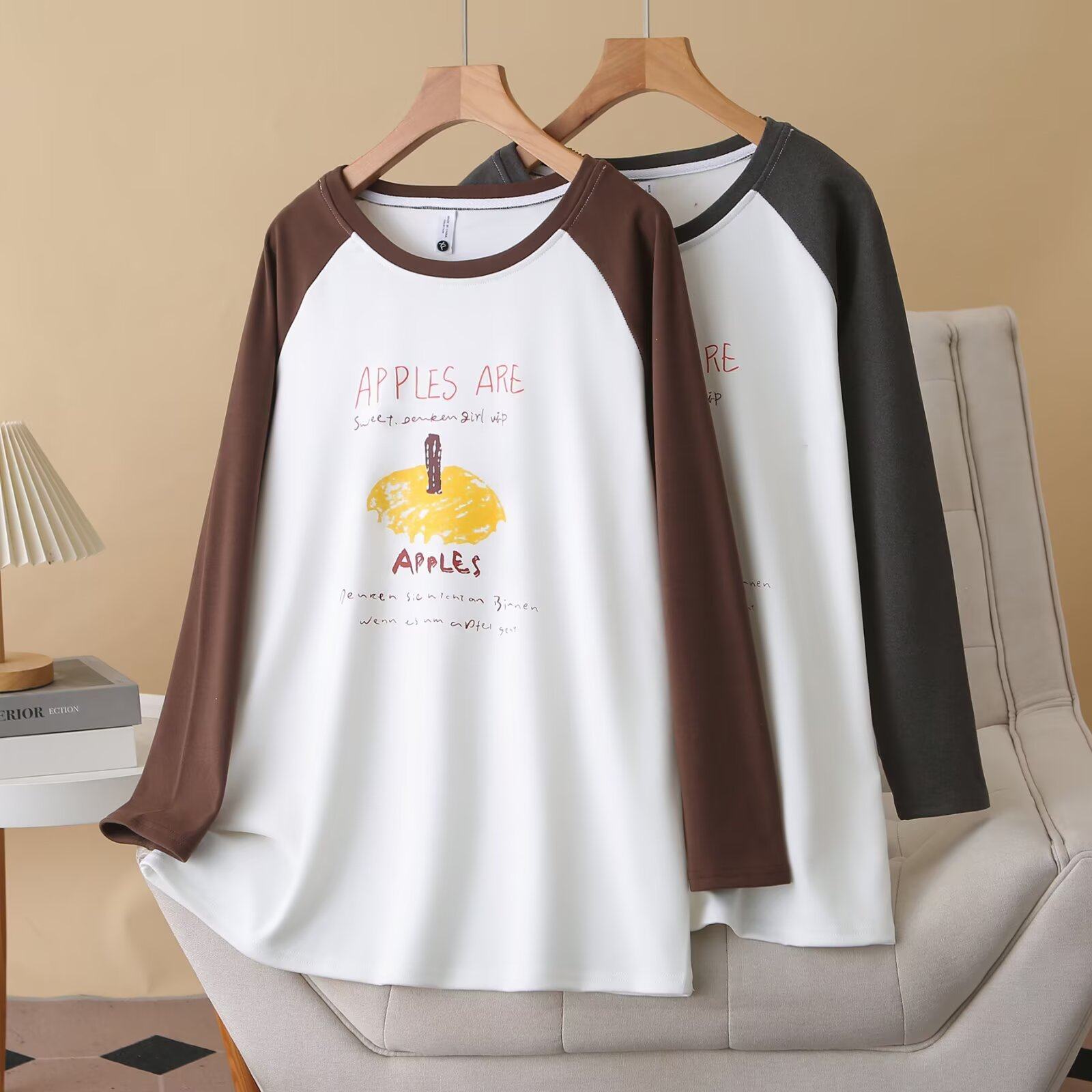 200斤大码女装秋冬新款德绒印花胖妹妹打底衫遮肚子显瘦上衣女,女装/女士精品,大码内搭,淘宝优惠券,粉丝福利购,淘宝优惠卷