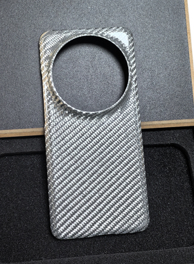 适用于新款小米17promax亮银白色15Ultra600D细纹14pro碳纤维手机壳凯夫拉轻薄防摔保护套磁吸无线充蓝色商务