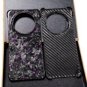 Mate70pro适用80promax华为mate60pro 凯夫拉手机壳碳纤维全包轻薄防摔高档硬壳保护套锻造红夜光磁吸无线充