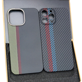 适用于16promax苹果iphone15ProMax凯夫拉手机壳13promax碳纤维14pro轻薄防摔保护套12全包商务高档硬壳