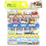 Японские кухонные безопасные вилки для фруктов m'sa, детские обеденные наборы с животными из мультфильмов, декоративные вилки, выборки для фруктов