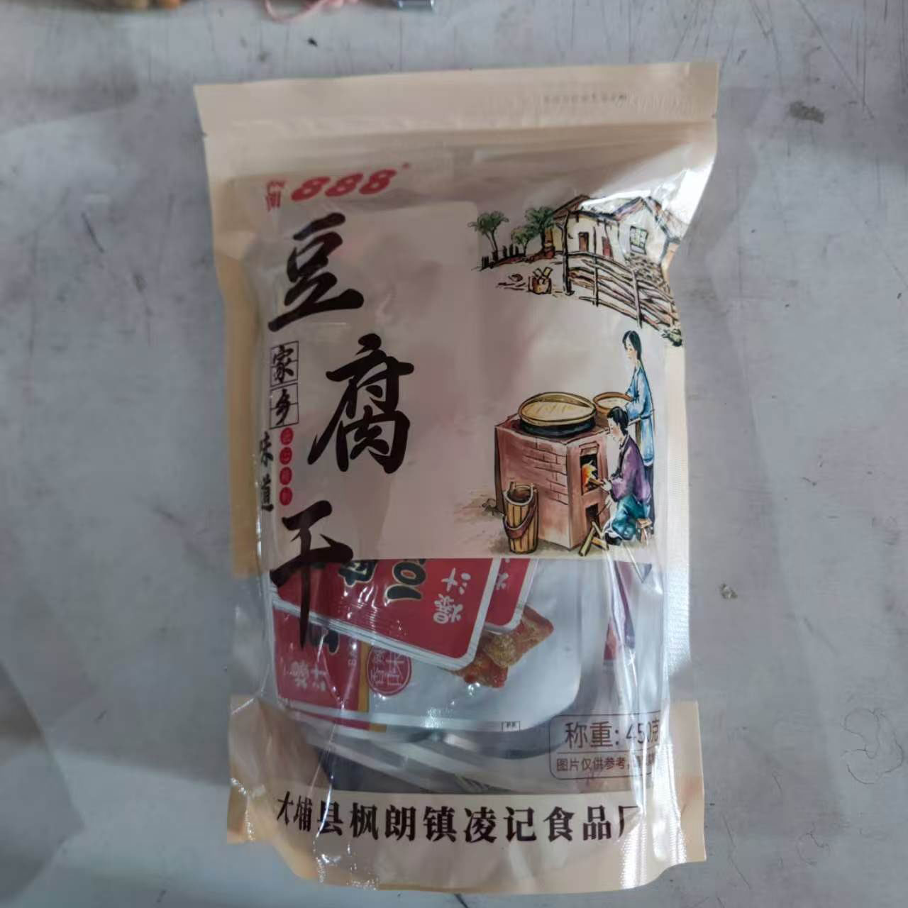 大埔豆腐干枫朗凌记豆干枫朗888独立小包装 香辣味 五香味 软豆干