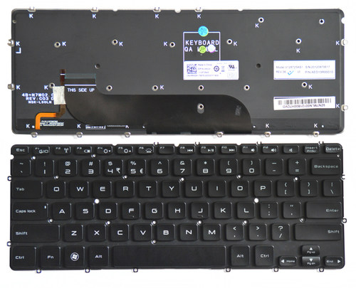 适用DELL戴尔XPS 12 XPS13D-5608 13R L321X L322X XPS13英文键盘