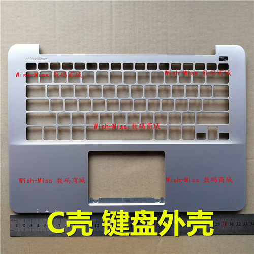 适用 华硕ASUS X302 X302LA C壳 银色 小回车 笔记本键盘掌托外壳