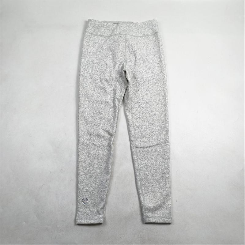 李宁卫裤女童冬运动生活系列时尚加绒修身休闲打底裤YKLT344-B品